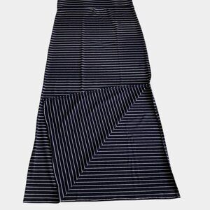 Maxi skirt striped XS by The Limited Outback Red
